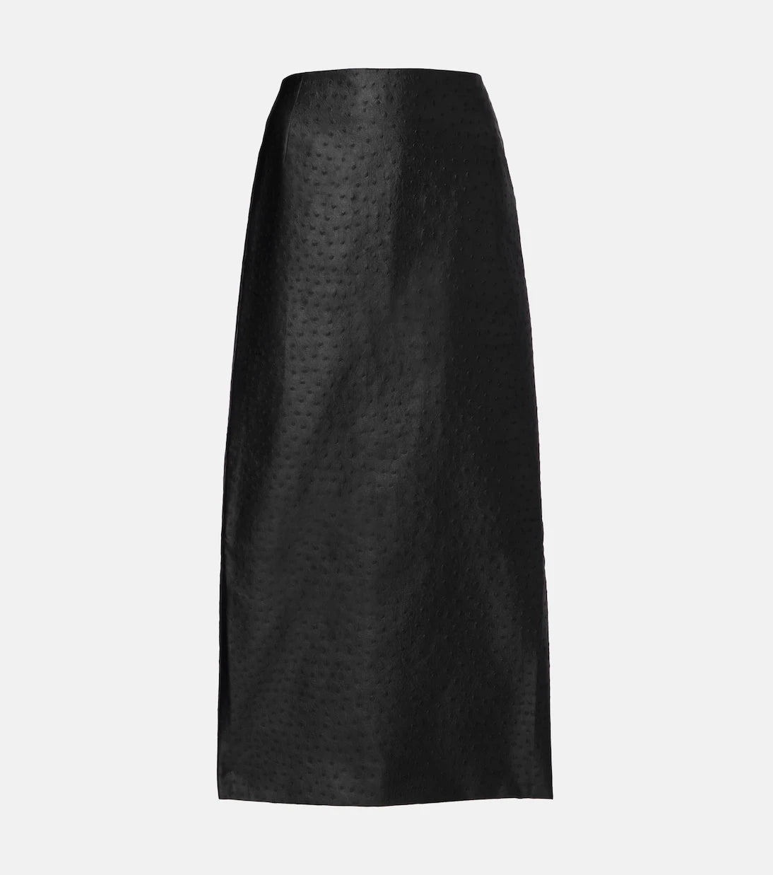 Róhe - Embossed high-rise midi skirt