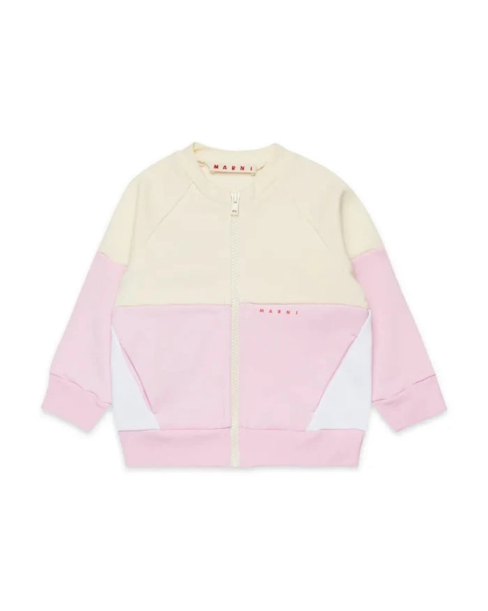 Бебешки памучен суичър Marni MS305B SWEAT-SHIRT