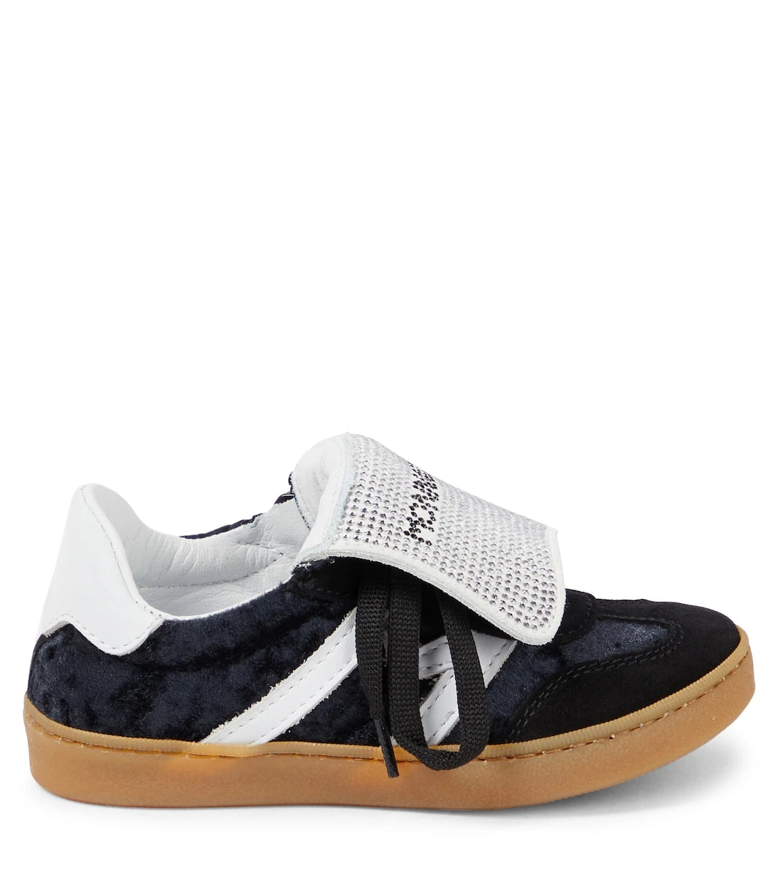 Monnalisa - Logo suede sneakers