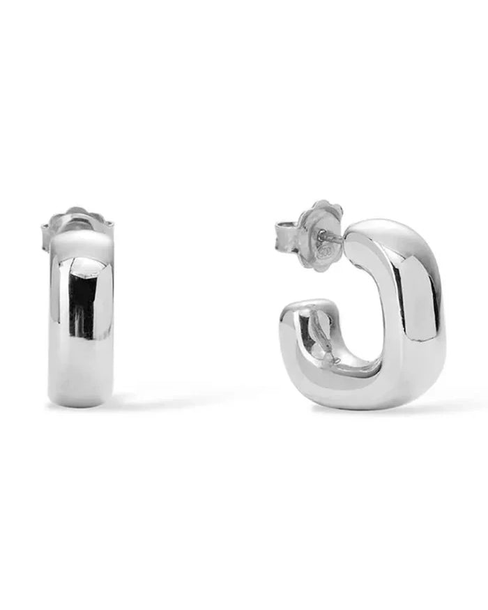 Gümüş Kadın Küpeleri Quadro silver earrings