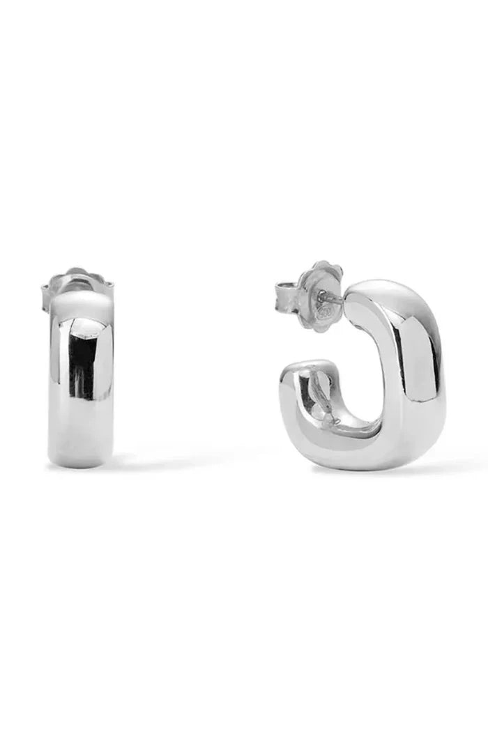 Gümüş Kadın Küpeleri Quadro silver earrings