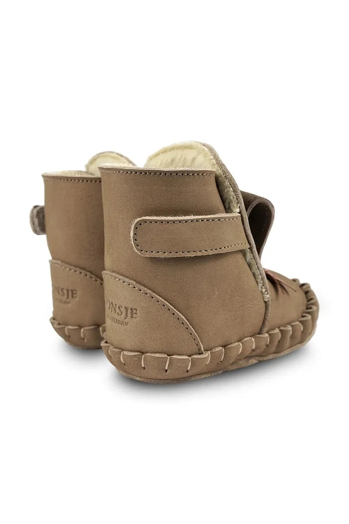 Бебешки кожени обувки Donsje Junus Booties Western Dog