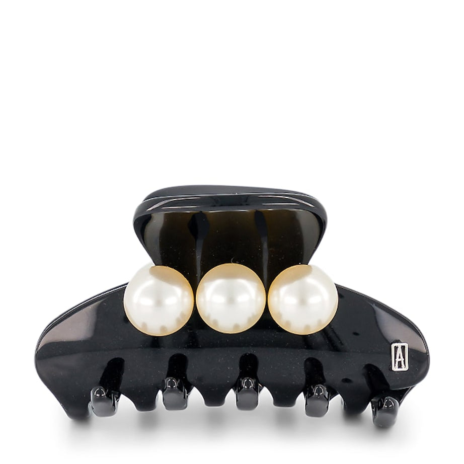 Alexandre de Paris Oversize Pearl-Detail Claw Hair Clip