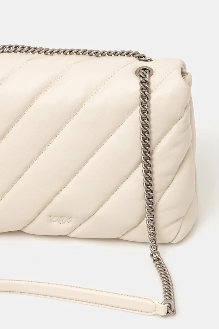 Pinko kadın deri crossbody çanta