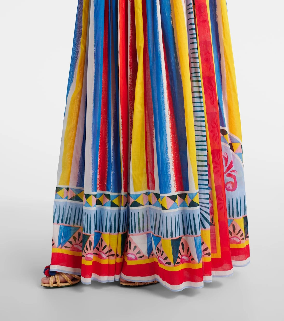 Dolce&Gabbana - Striped cotton maxi dress