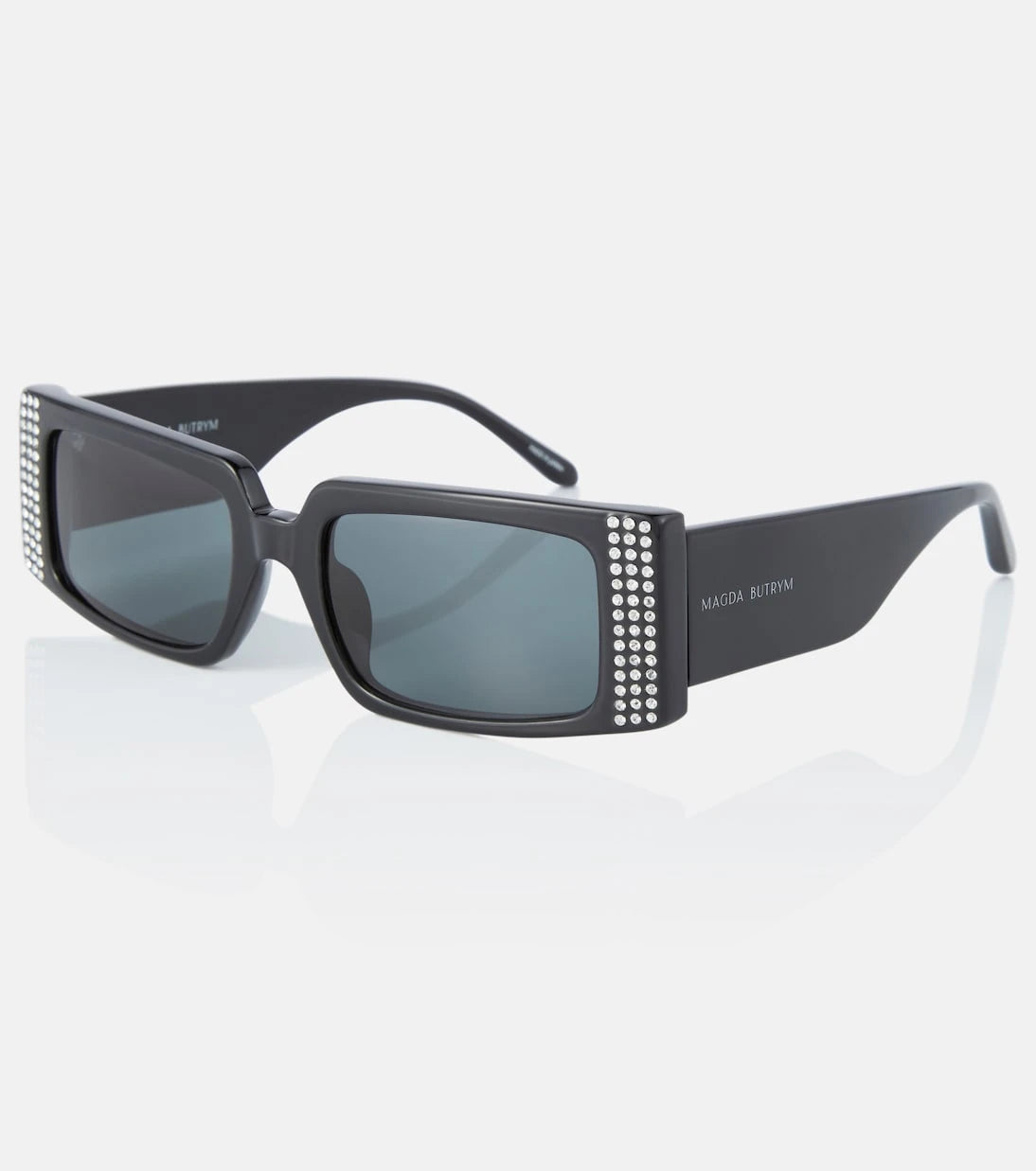 Magda Butrym - Crystal-embellished square sunglasses