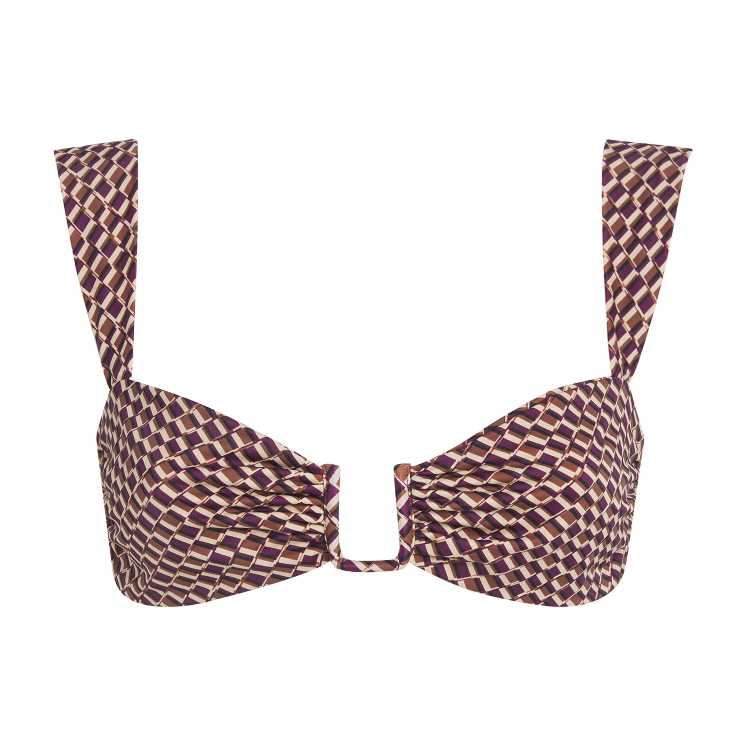 AWAY THAT DAY Multi Cannes Bikini Top
