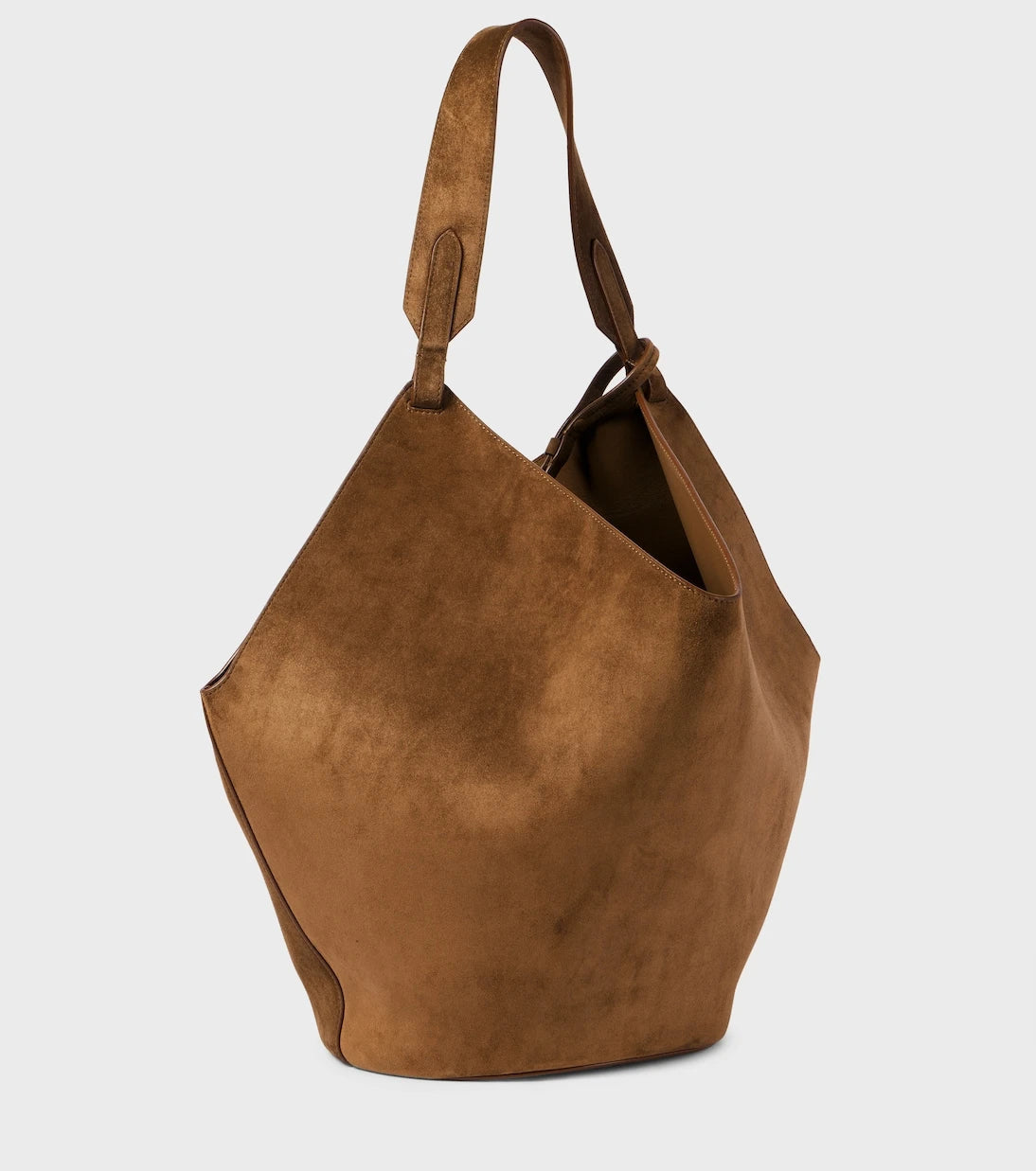 Khaite - Lotus Medium suede tote bag