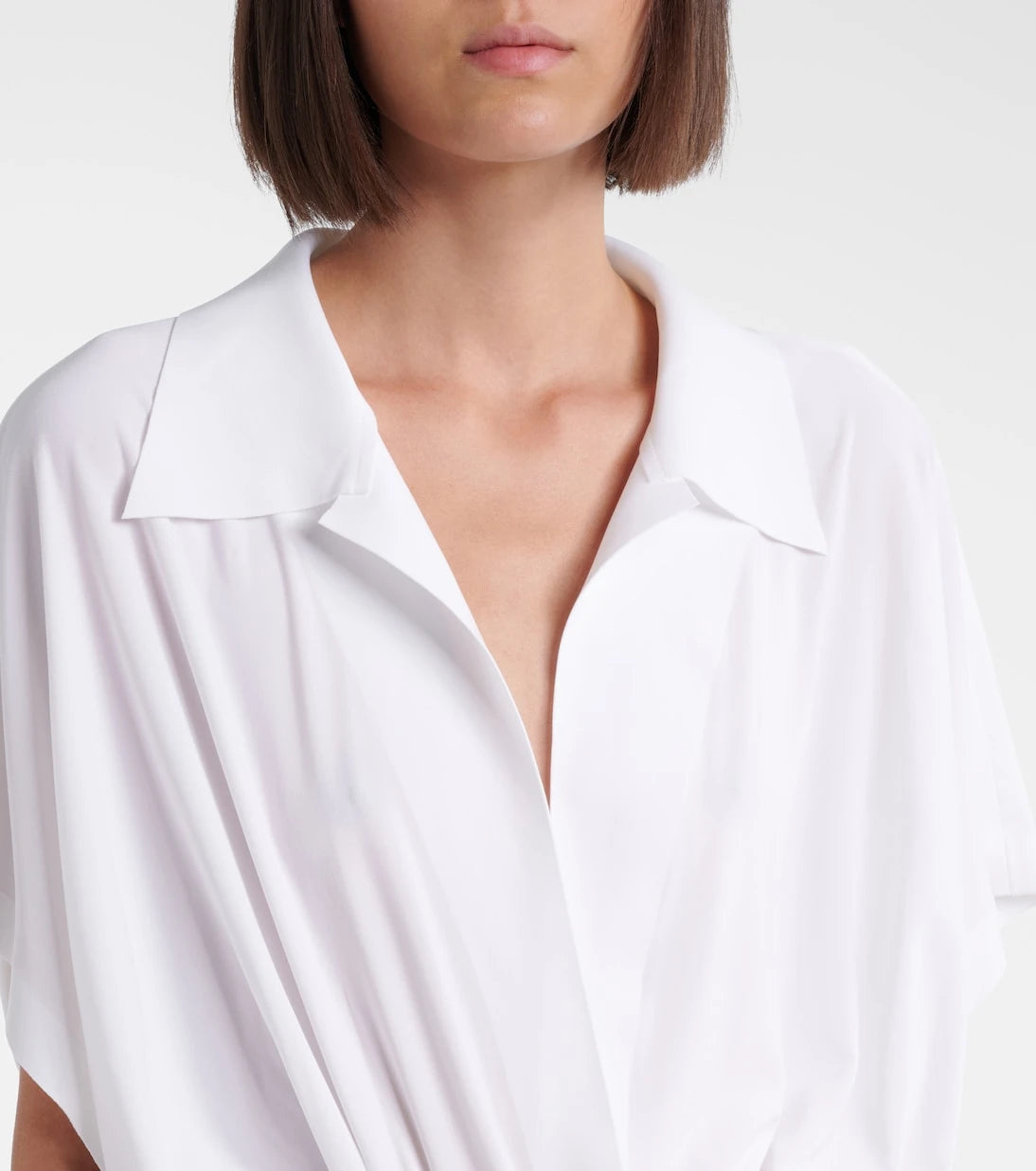 Norma Kamali - Belted oversized midi dress
