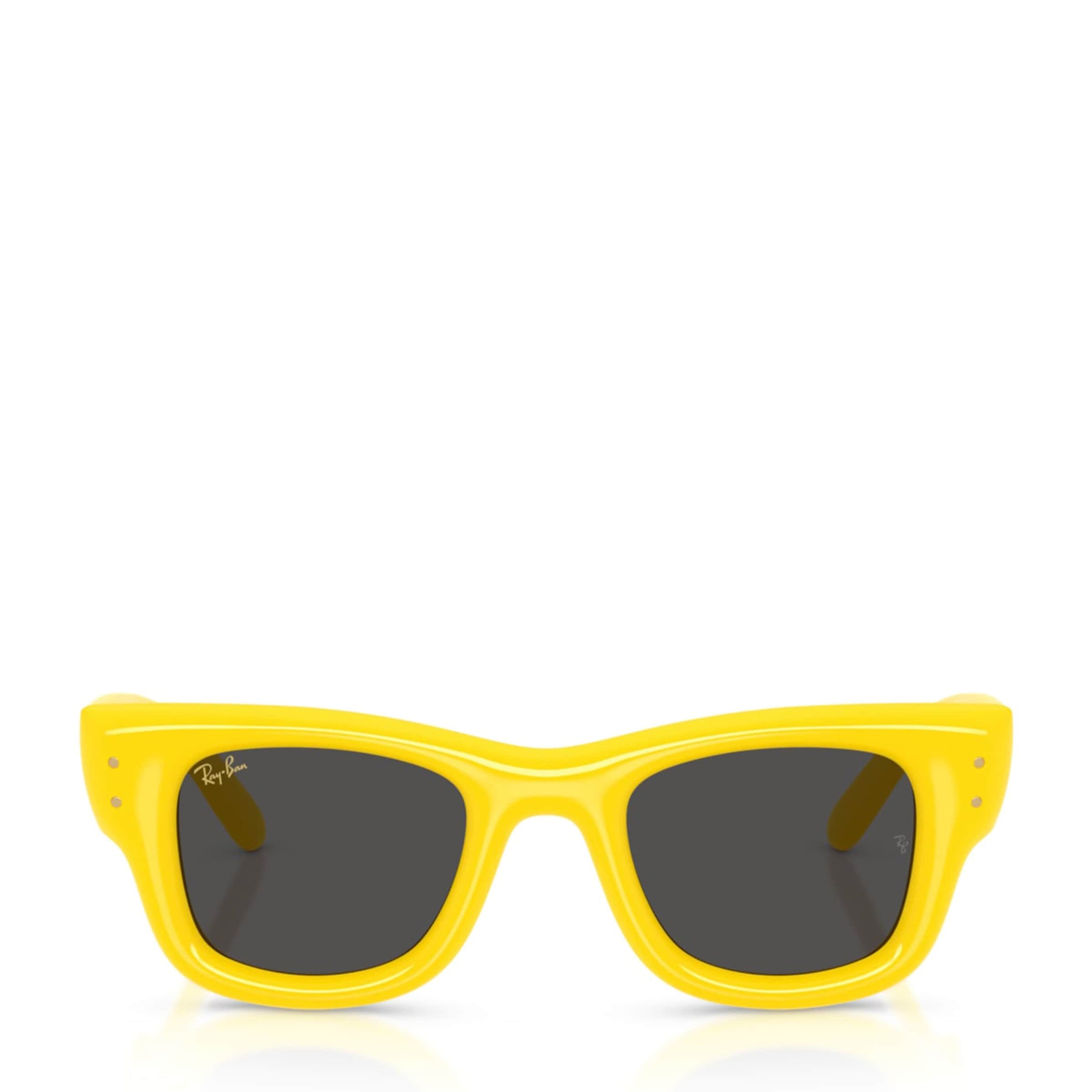Ray-Ban Yellow Nylon Puffer Square Wayfairer Sunglasses
