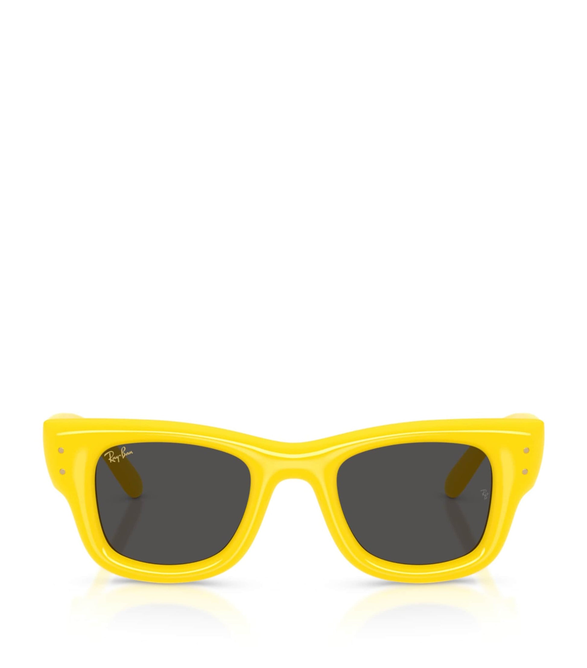 Ray-Ban Yellow Nylon Puffer Square Wayfairer Sunglasses