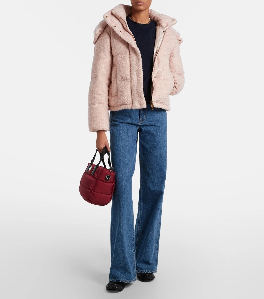 Moncler - Virieu hooded bouclé down jacket