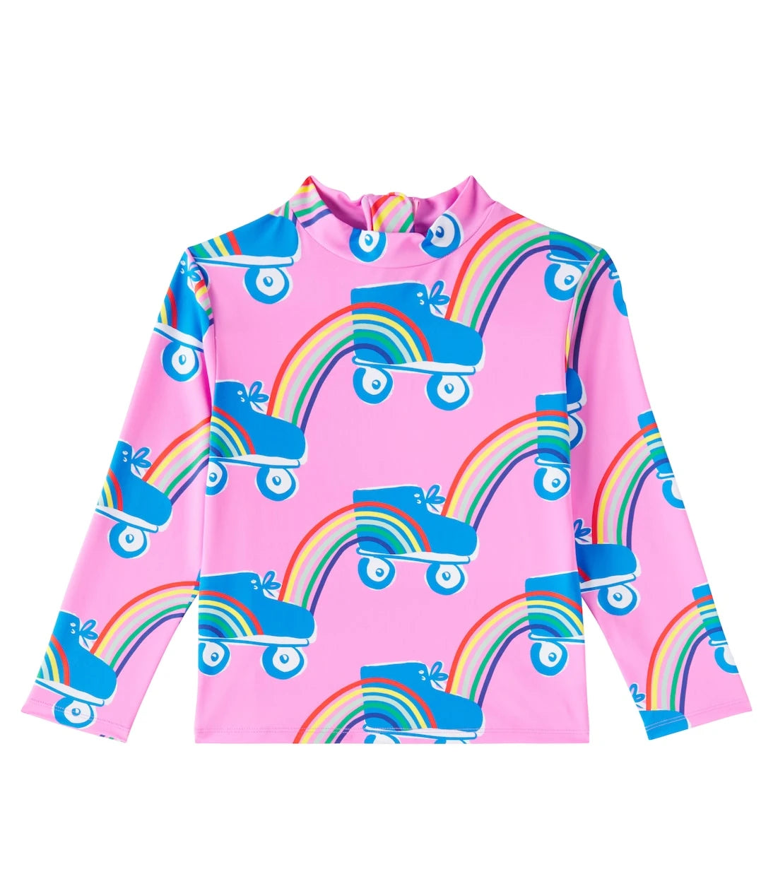 Stella McCartney Kids - توب للحماية من الطفح الجلدي بطبعة