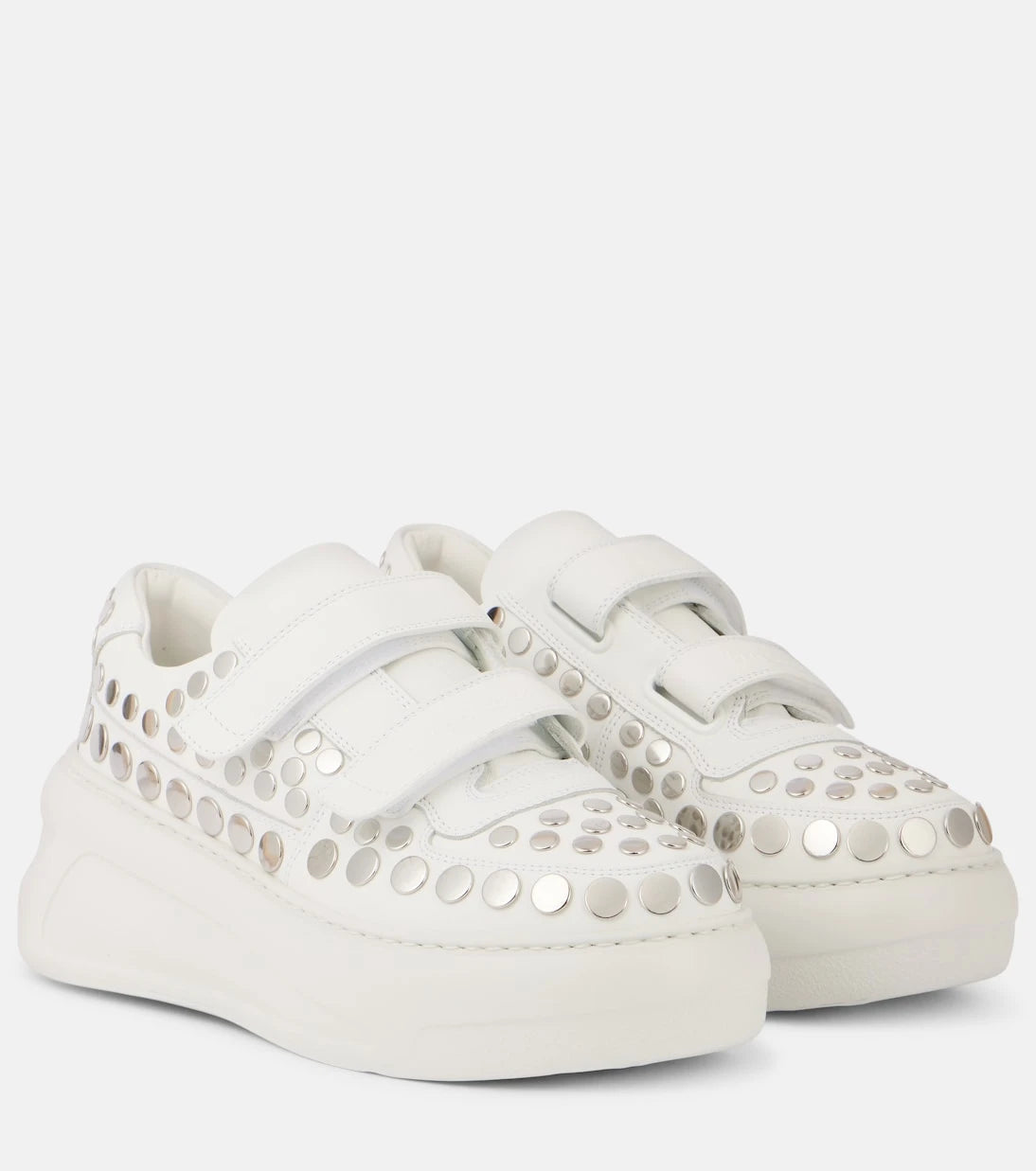 Acne Studios - حذاء سنيكرز Steffey U Friend جلد مرصع