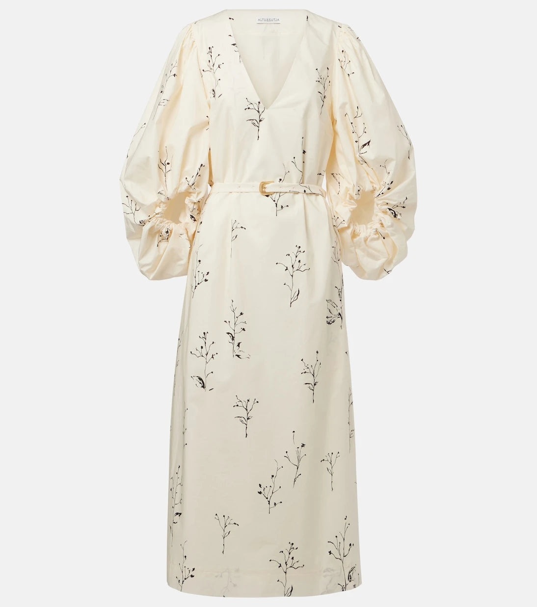 Altuzarra - Corrie belted floral cotton midi dress