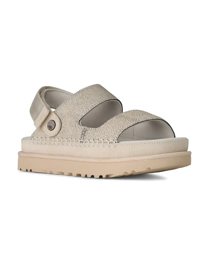 UGG W Goldenstar Crackle Glide Deri Terlik