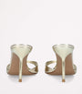 Gold Metallic Leather Lidia Mules 70