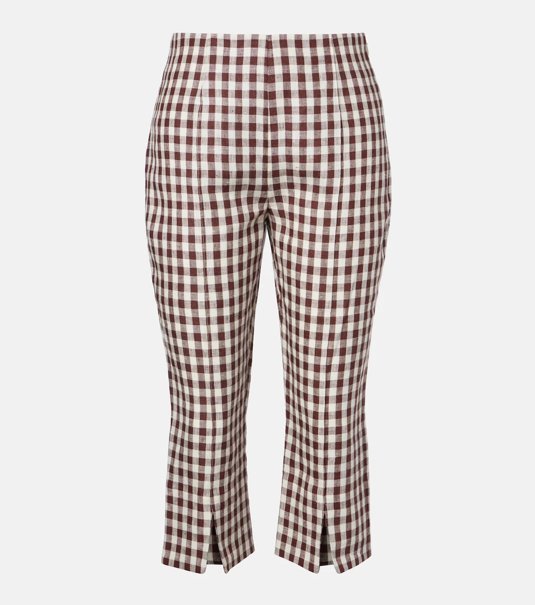 Posse - Sadie gingham linen capri pants