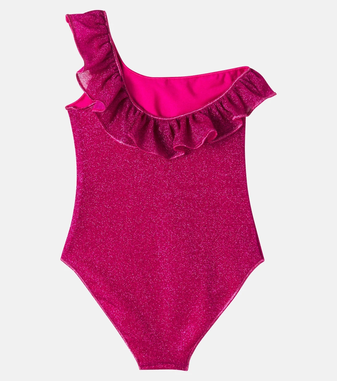 Oséree Kids - Lumière ruffled one-shoulder swimsuit