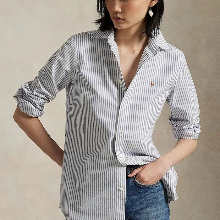 Polo Ralph Lauren Kadın Pamuk Elastan Gömlek