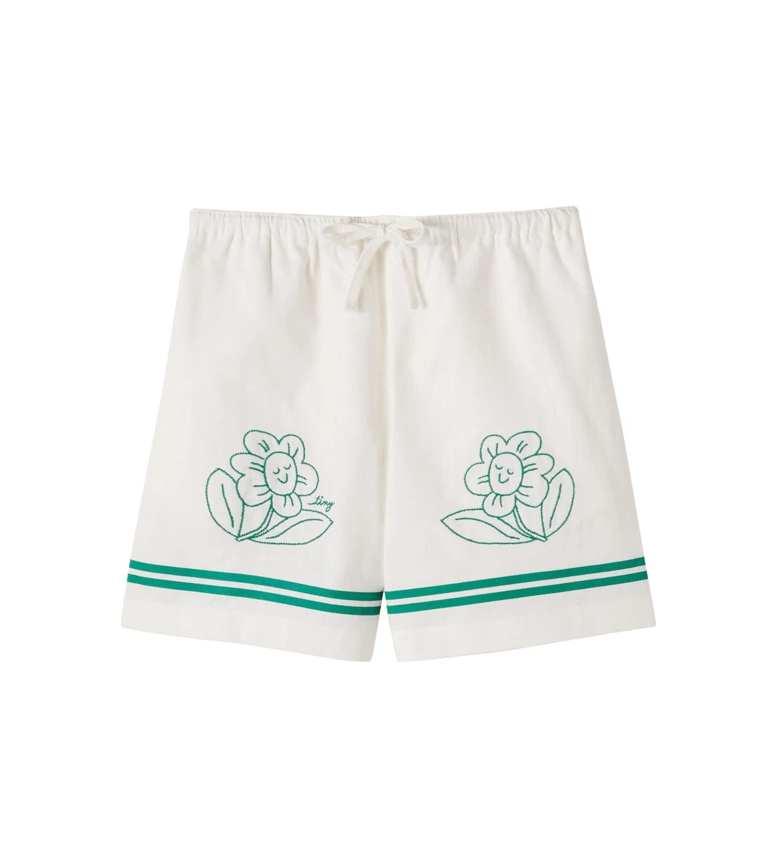 Tinycottons - Daisies linen shorts