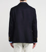 Wool Double-Breasted Blazer Navy