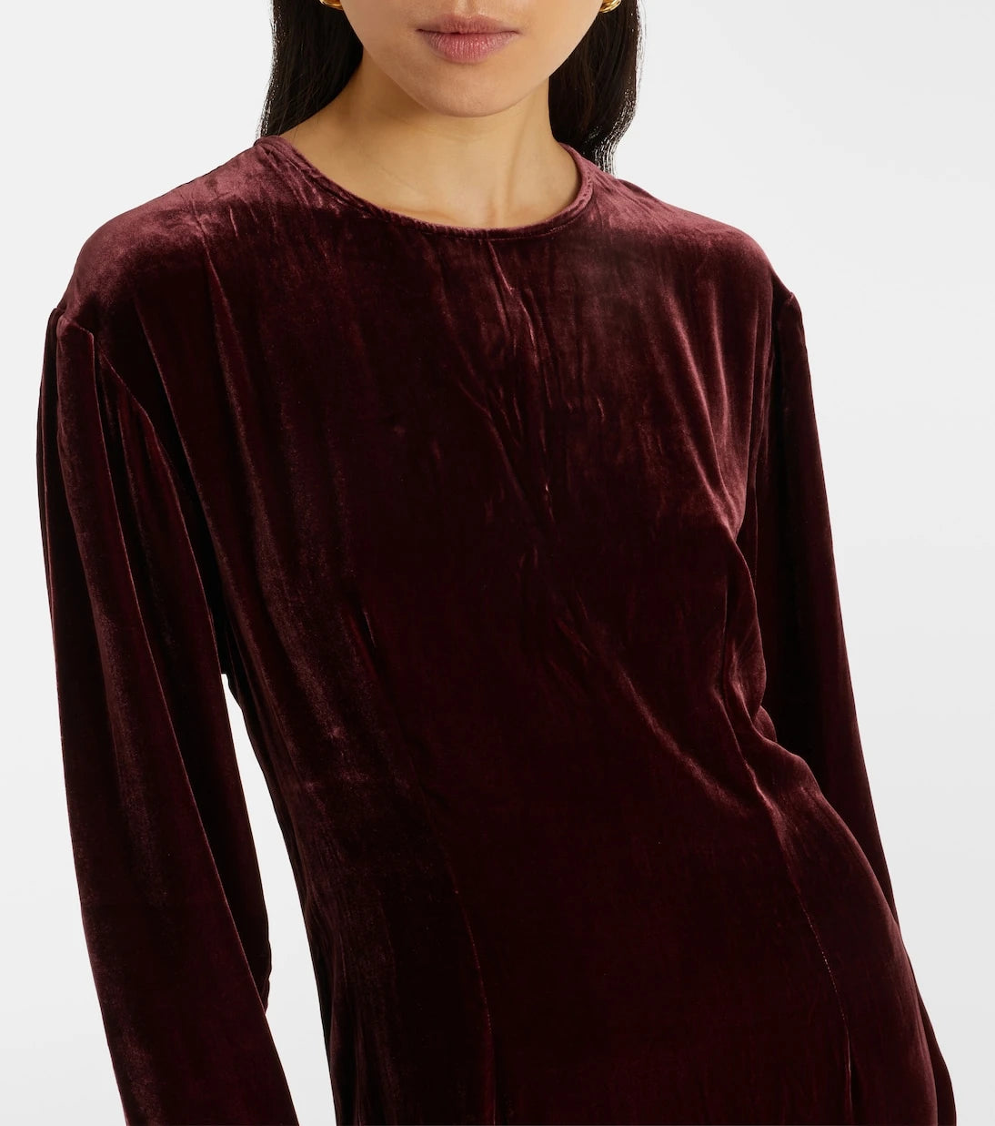 Asceno - Jody velvet midi dress