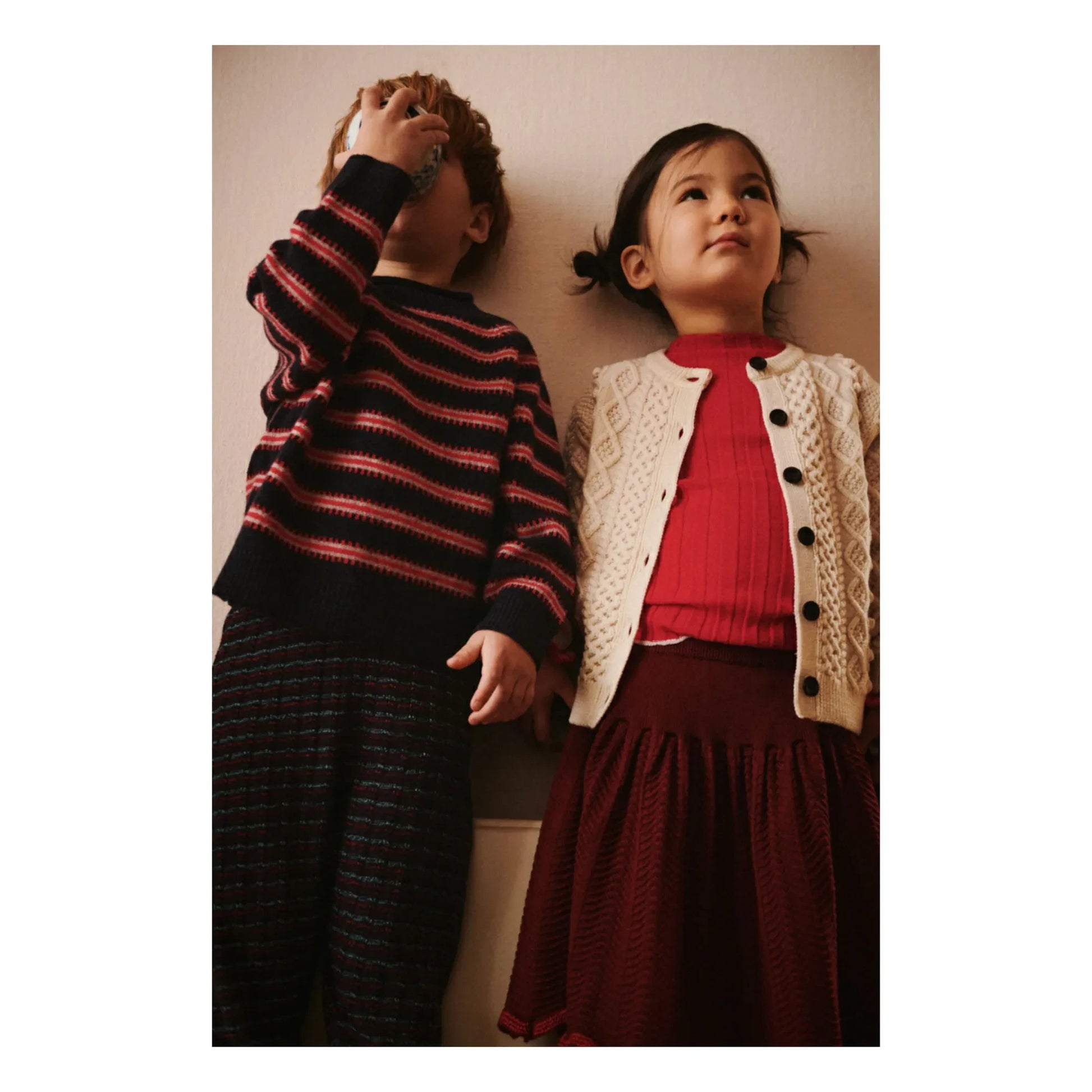 FUB - Cardigan Aran Merino wool | Ecru