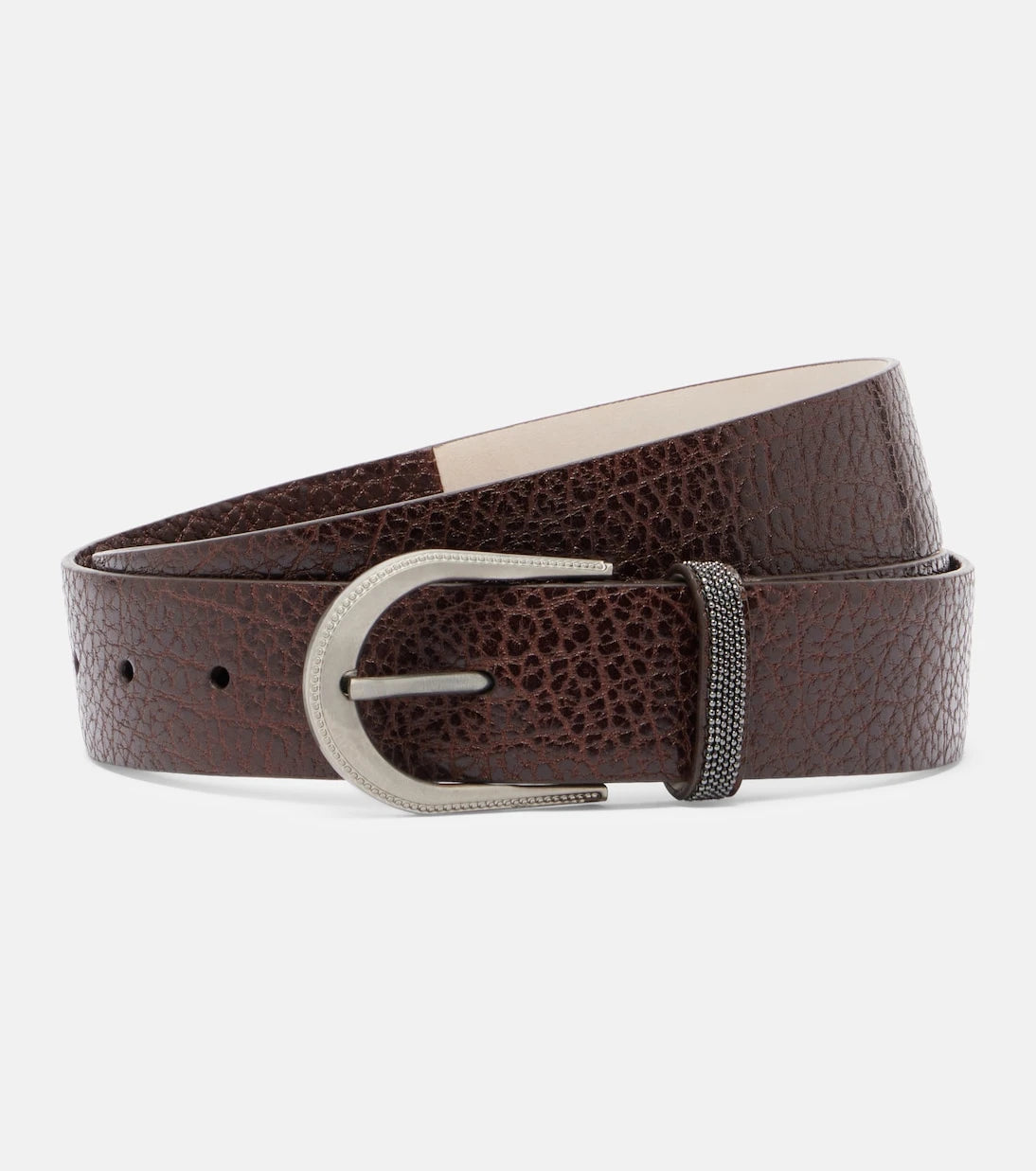 Brunello Cucinelli - Monili leather belt
