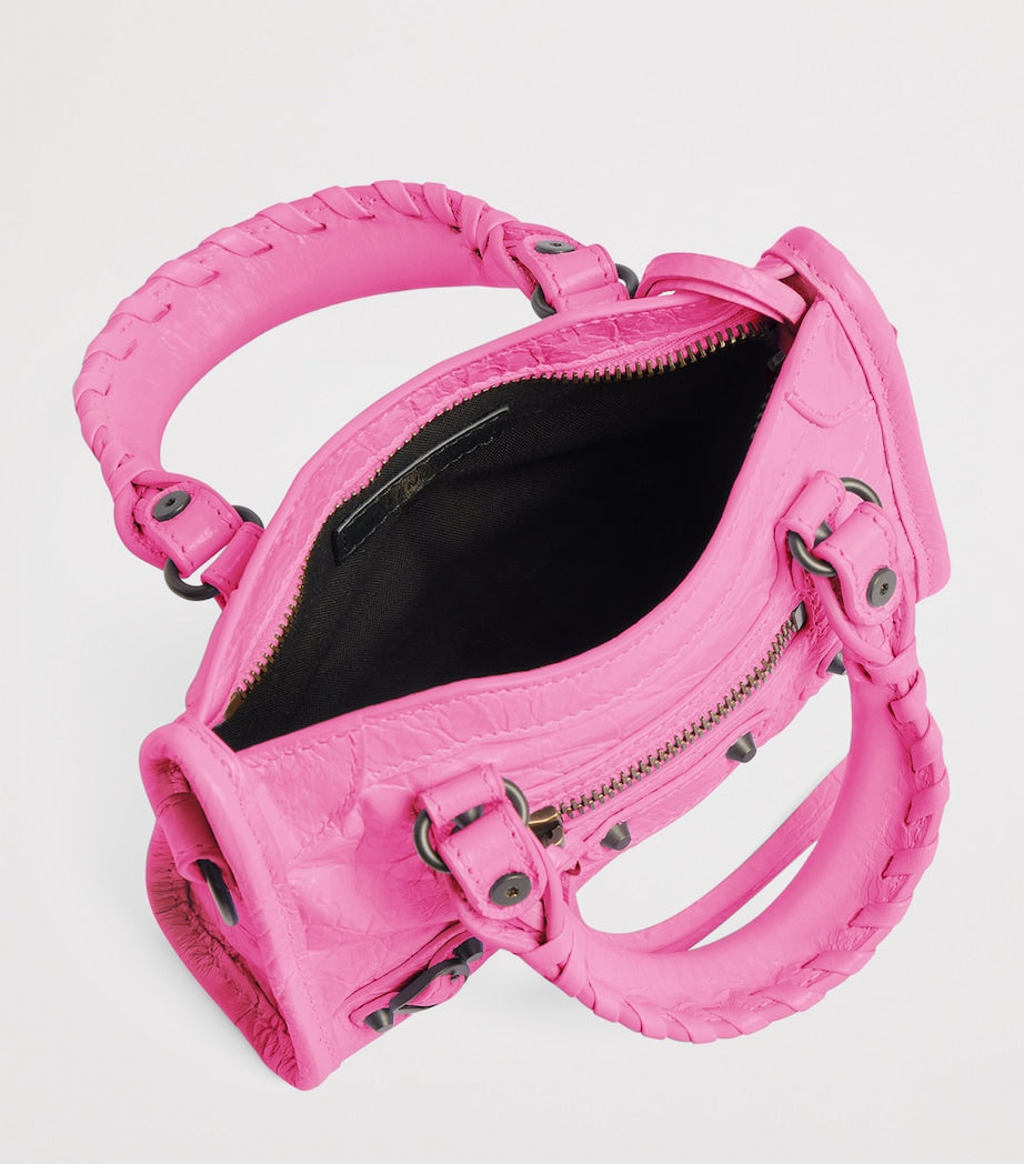 Balenciaga Pink Nano Le City Top-Handle Bag
