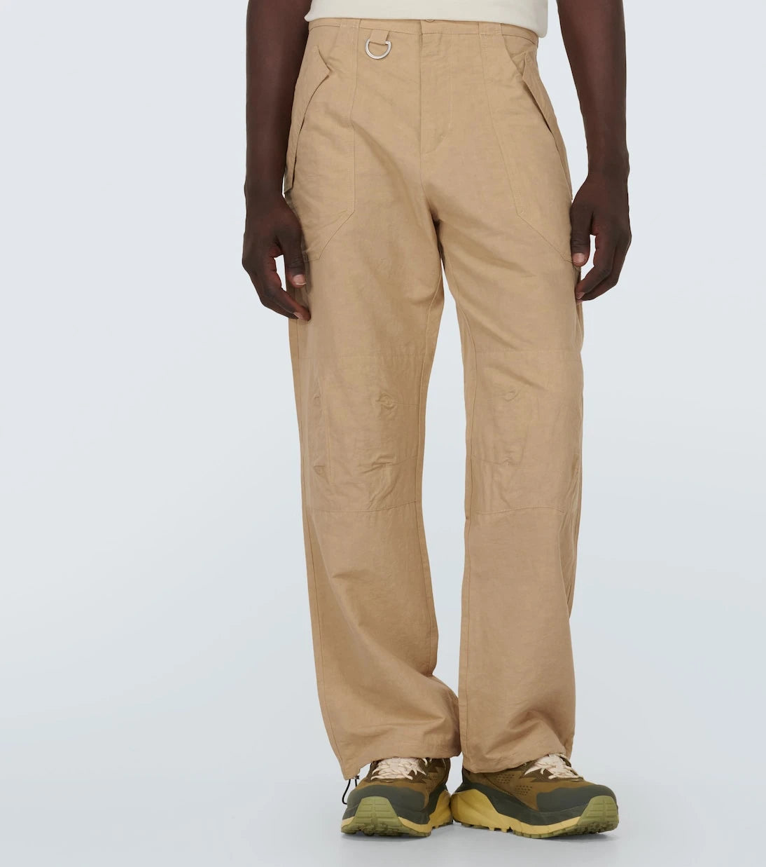 Ranra - Stymir cotton and linen-blend straight pants