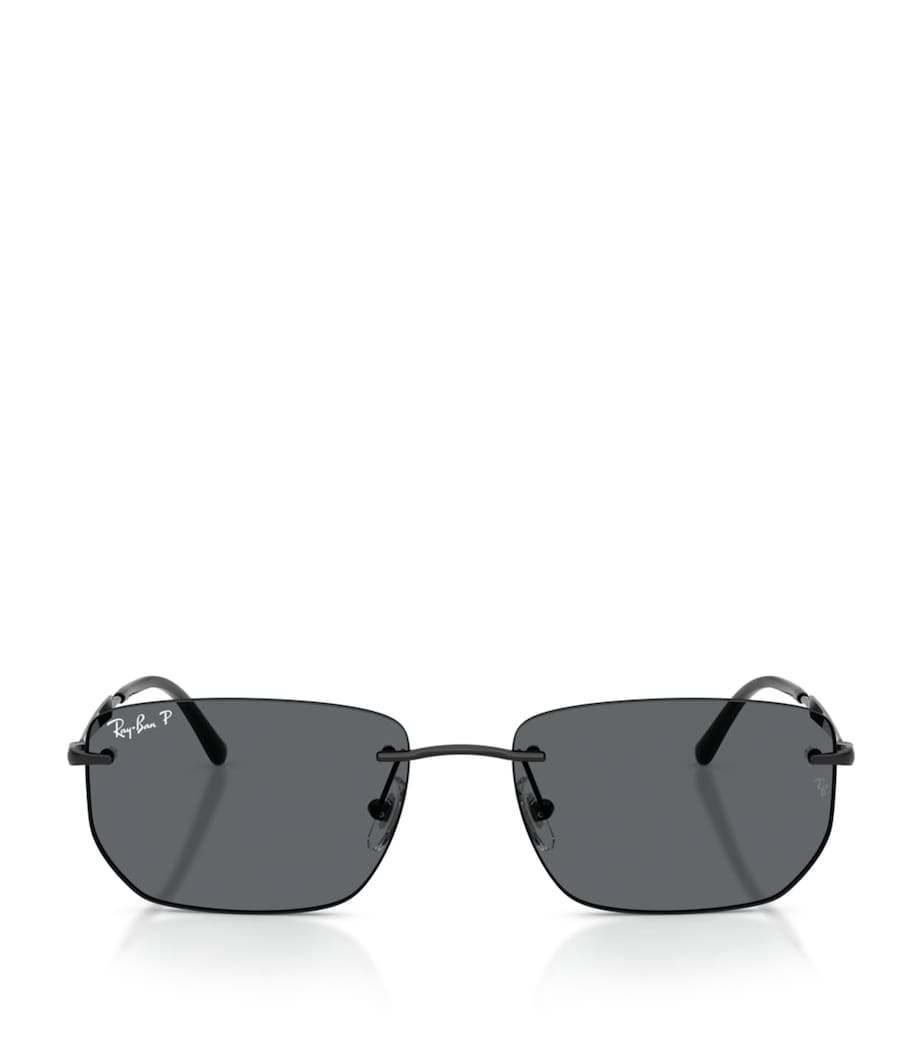 Ray-Ban Black RB3768 Metal Irregular Sunglasses