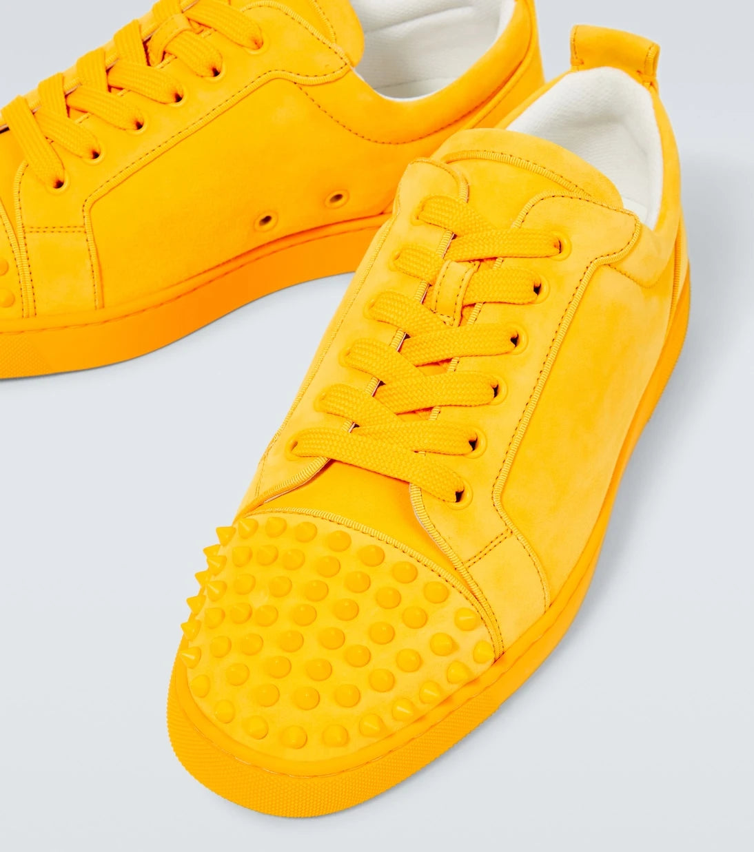 Christian Louboutin - Louis Junior Spikes suede sneakers