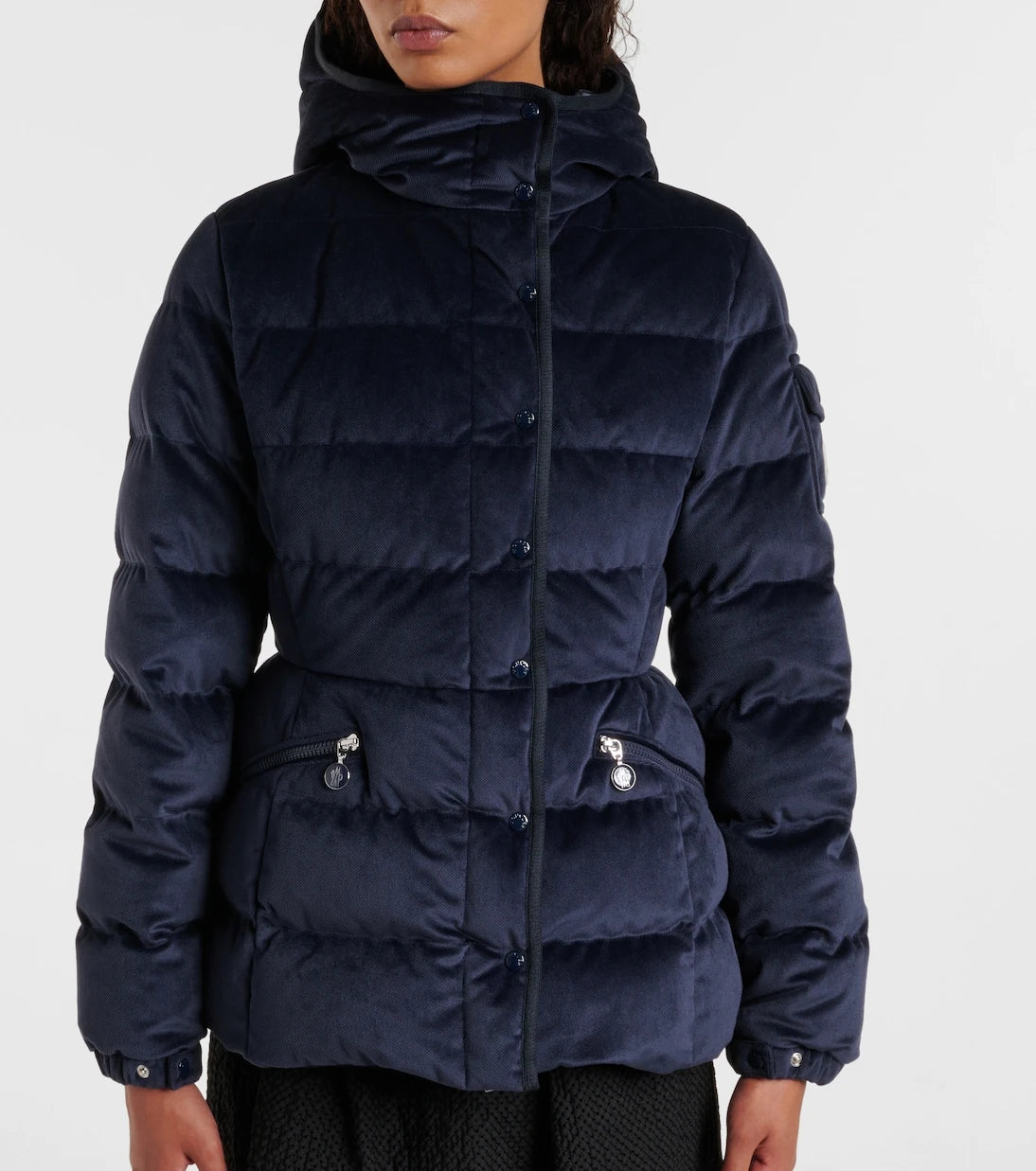 Moncler - Barante velour twill down jacket