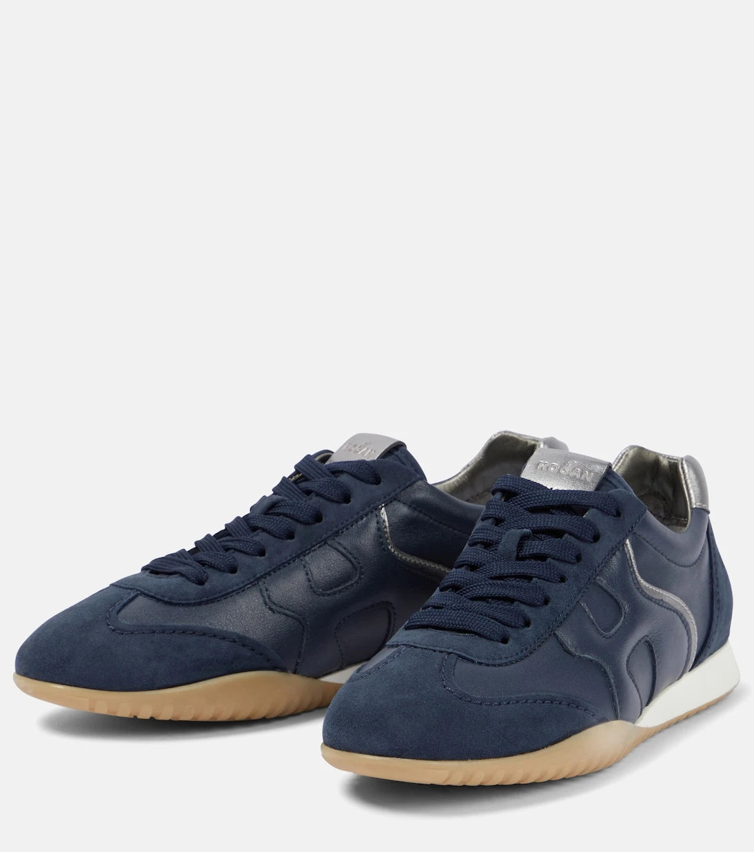 Hogan - Olympia-Z suede and leather sneakers