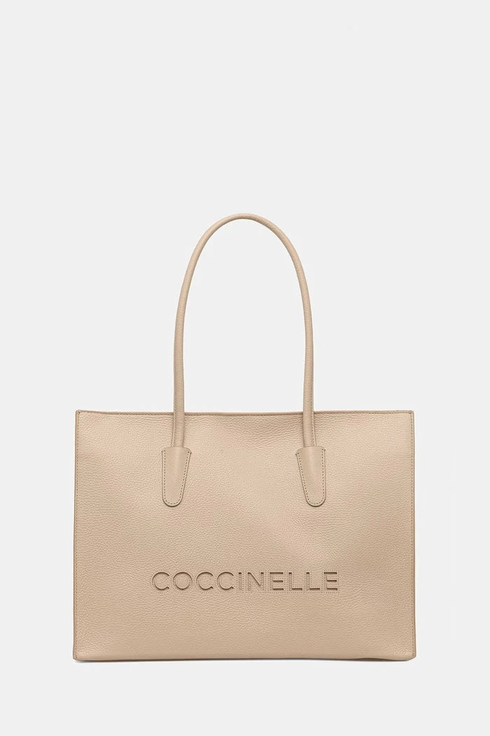 Coccinelle шопинг чанта дамска от кожа