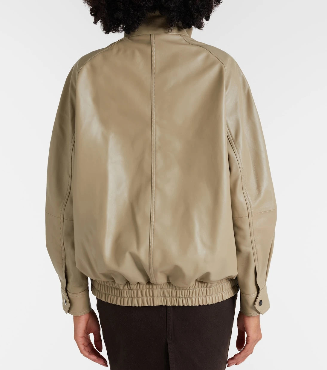 Nour Hammour - Ariste leather bomber jacket