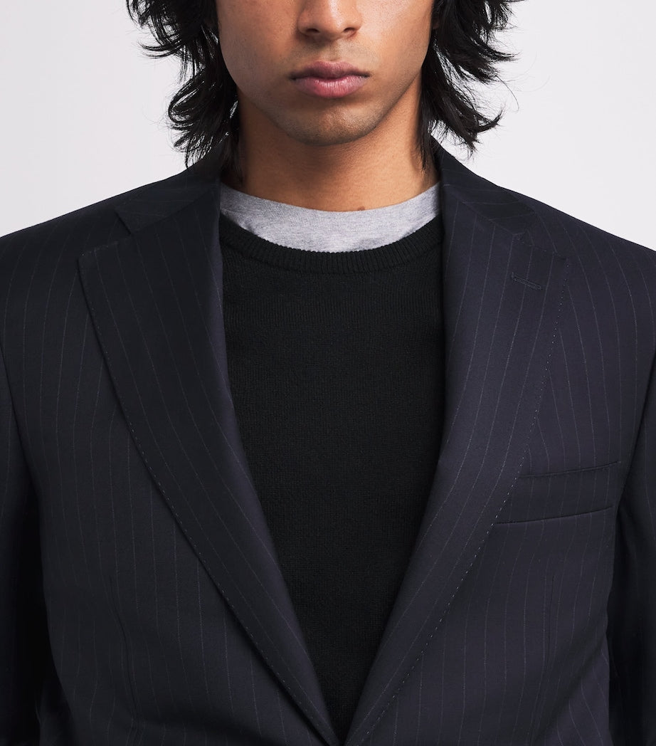 Canali Wool Pinstripe 2-Piece Suit