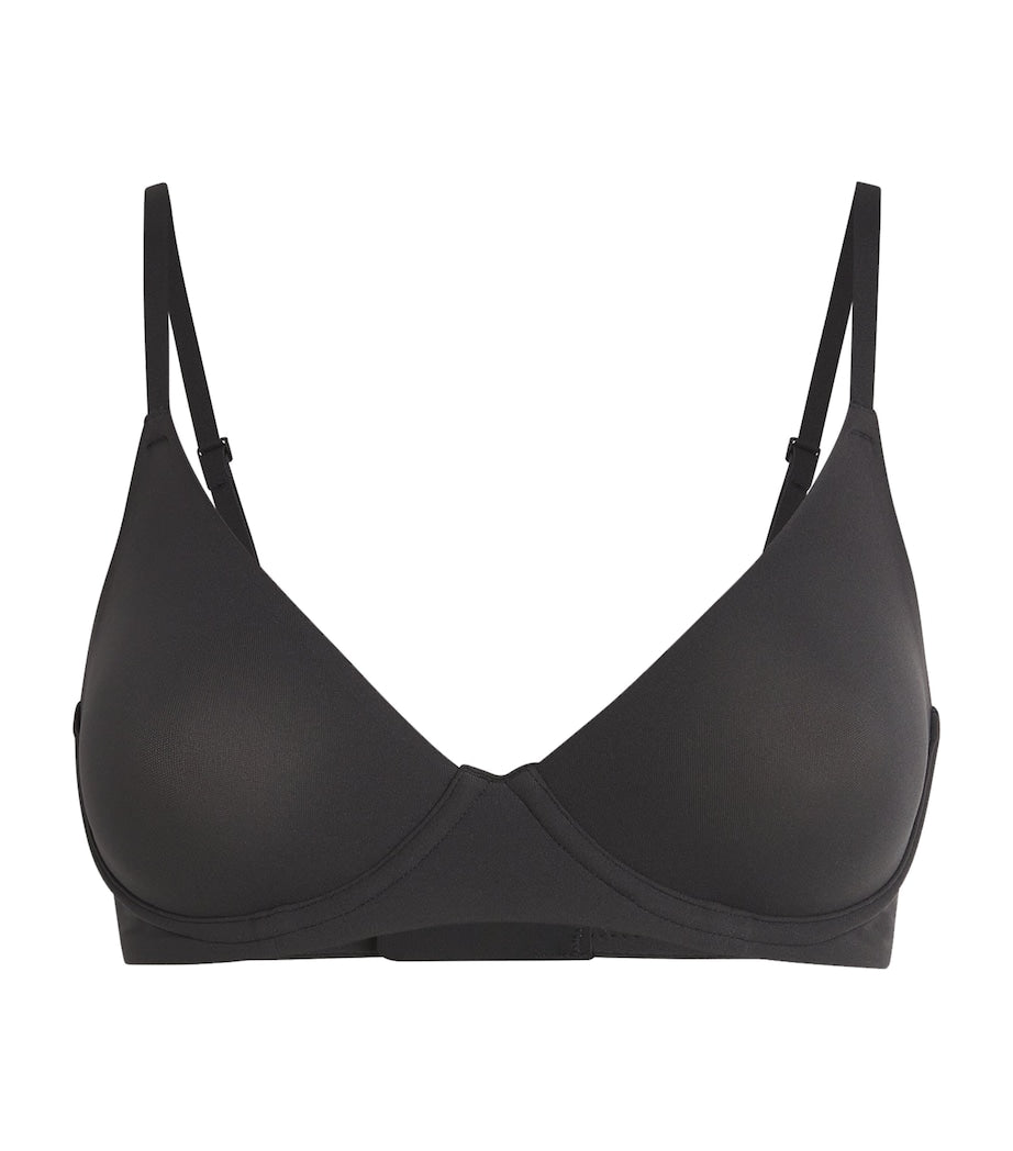 Skims Black Fits Everybody Unlined Demi Bra