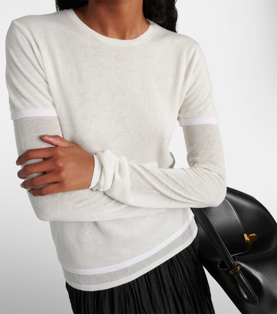 Toteme - Layered jersey top
