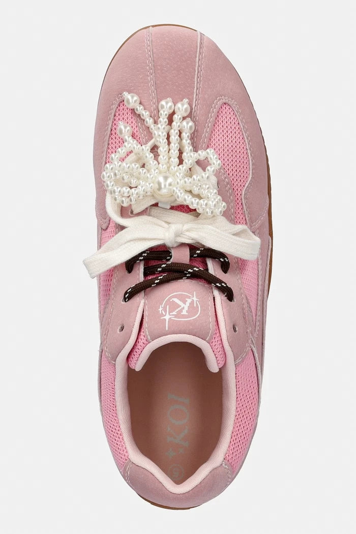 Koi Footwear Wanderlust Flat Pearl Trainers Kadın Spor Ayakkabı