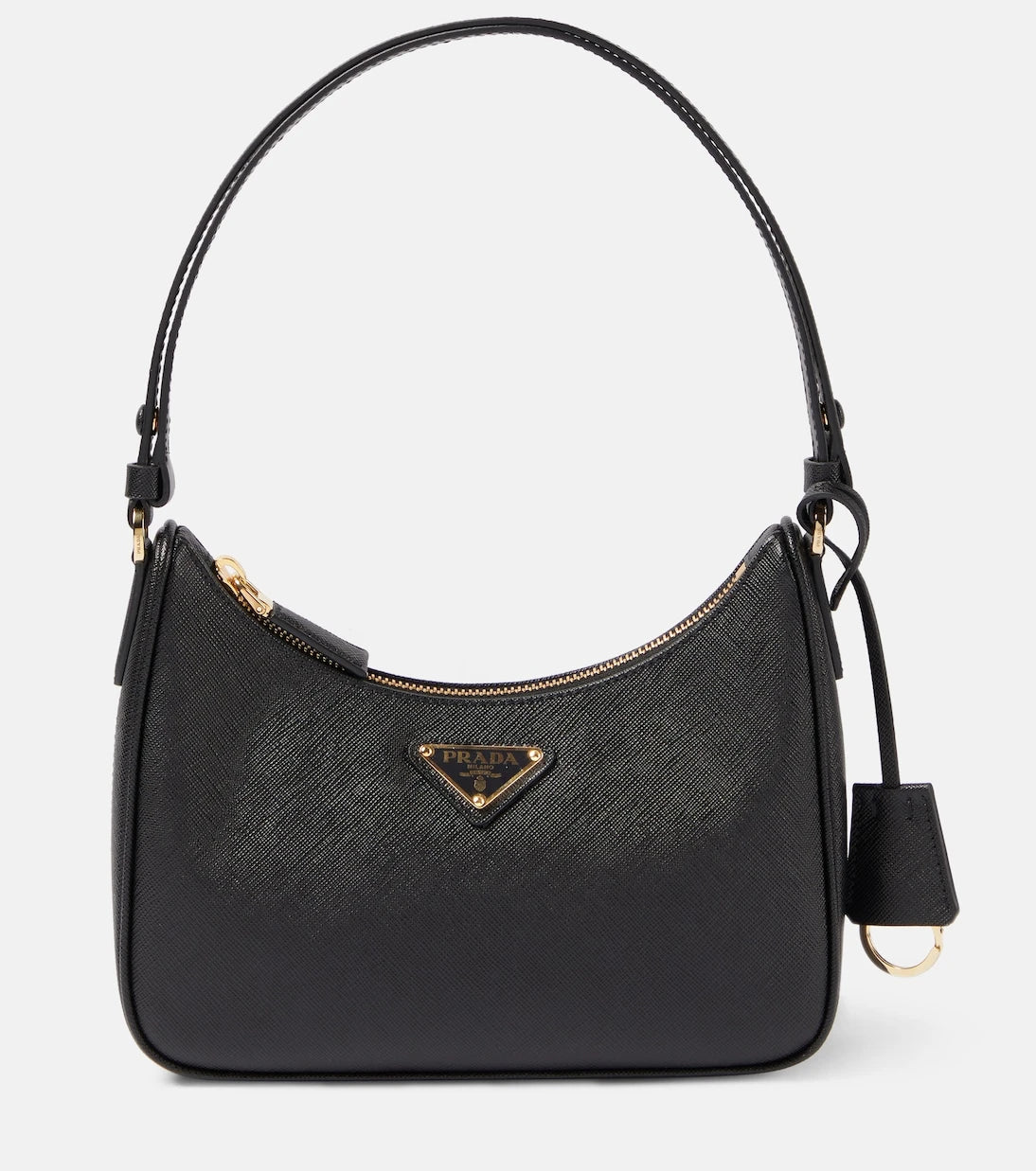 Prada - حقيبة كتف Re-Edition Mini من الجلد