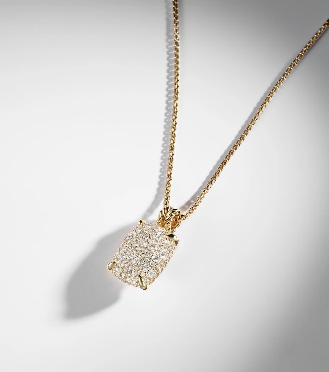 David Yurman - Châtelaine® 18kt gold pendant necklace with diamonds
