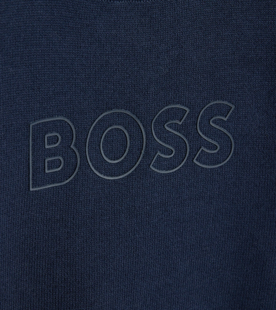 BOSS Kidswear Cotton Logo Knitted Sweater (3 Months - 3 Years)