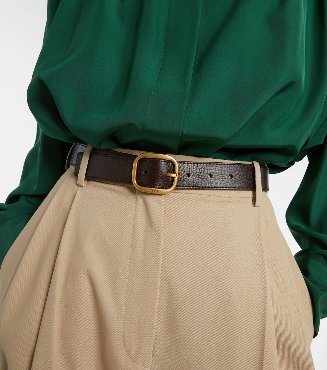 Loewe - Rounded leather belt