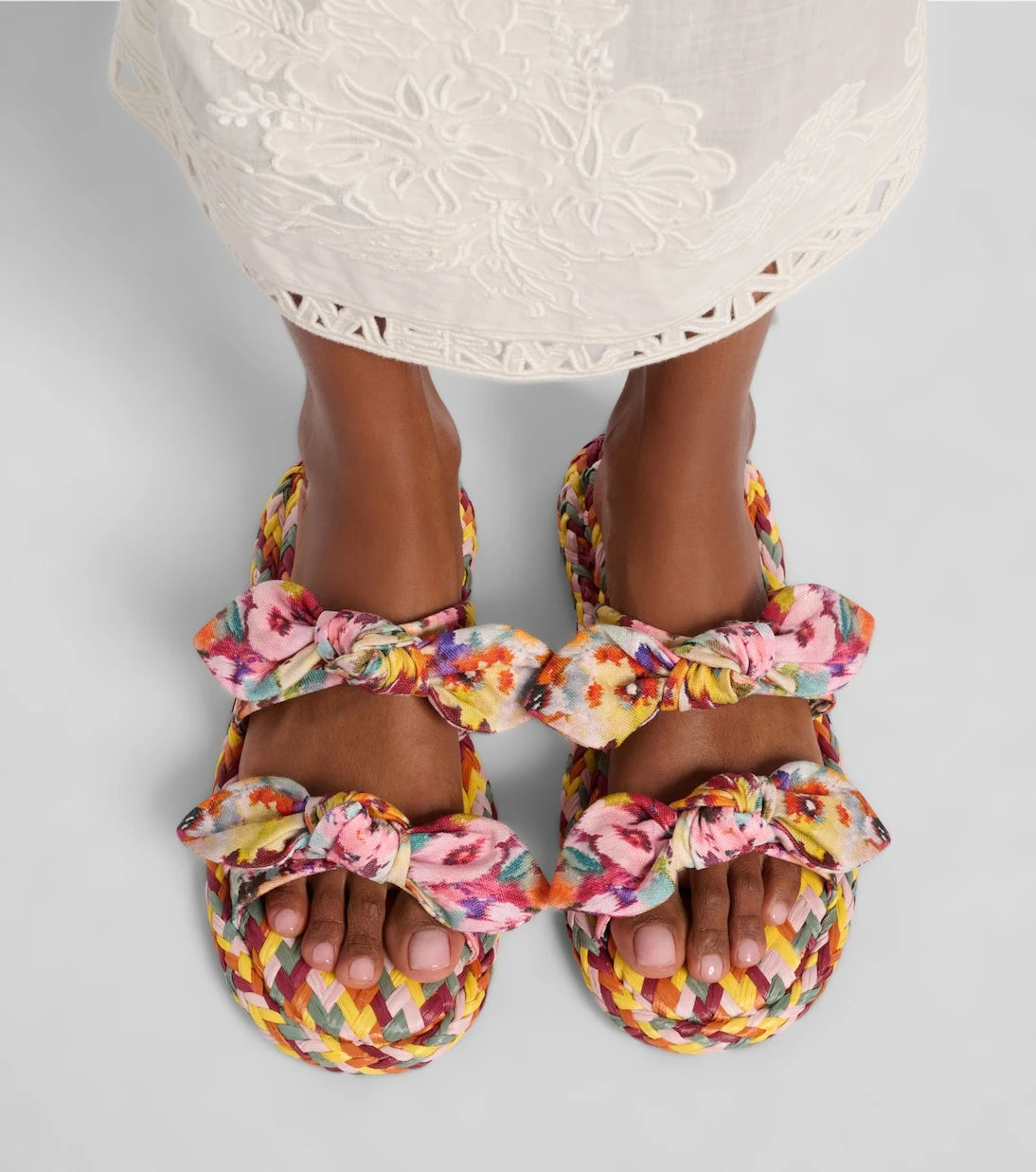 Zimmermann - Carousel printed espadrille slides