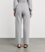 Falke Grey Cashmere Straight Trousers