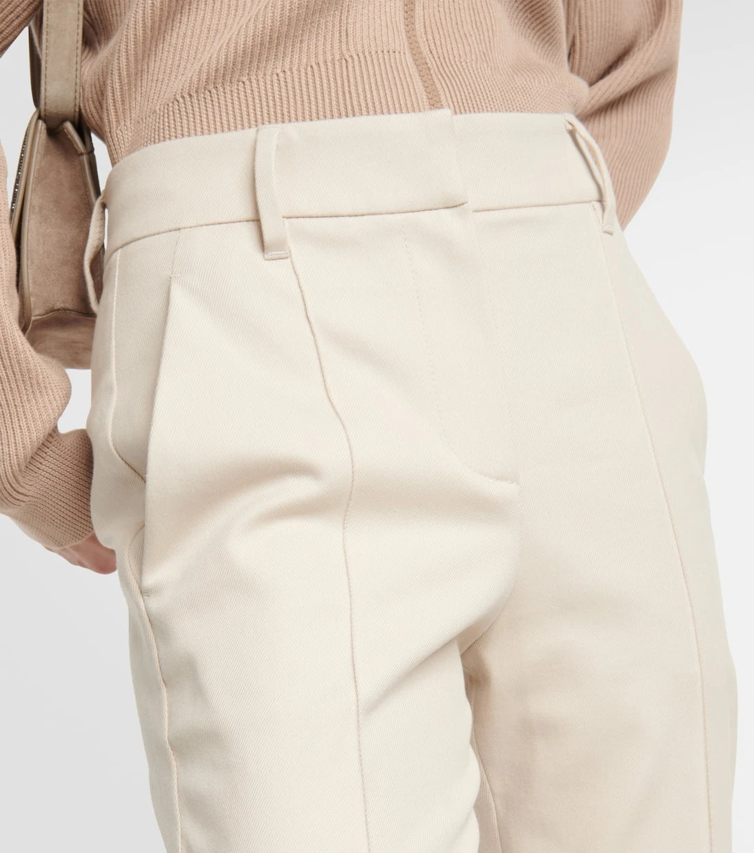 Brunello Cucinelli - Cotton-blend slim pants