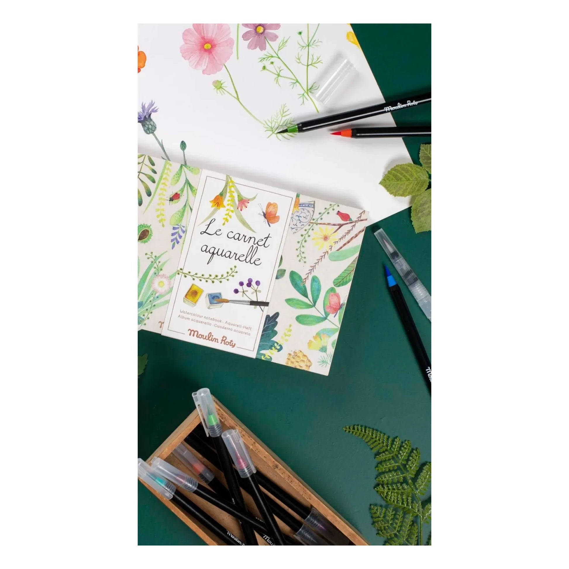 Moulin Roty - Watercolor notebook - Le jardin du Moulin