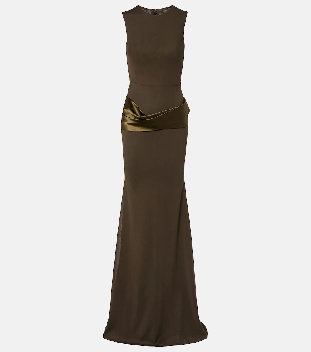 Alex Perry - Satin-trimmed gown